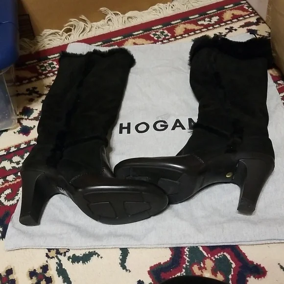 Absolutely gorgeous Hogan Black Boots - Picture 3 of 12